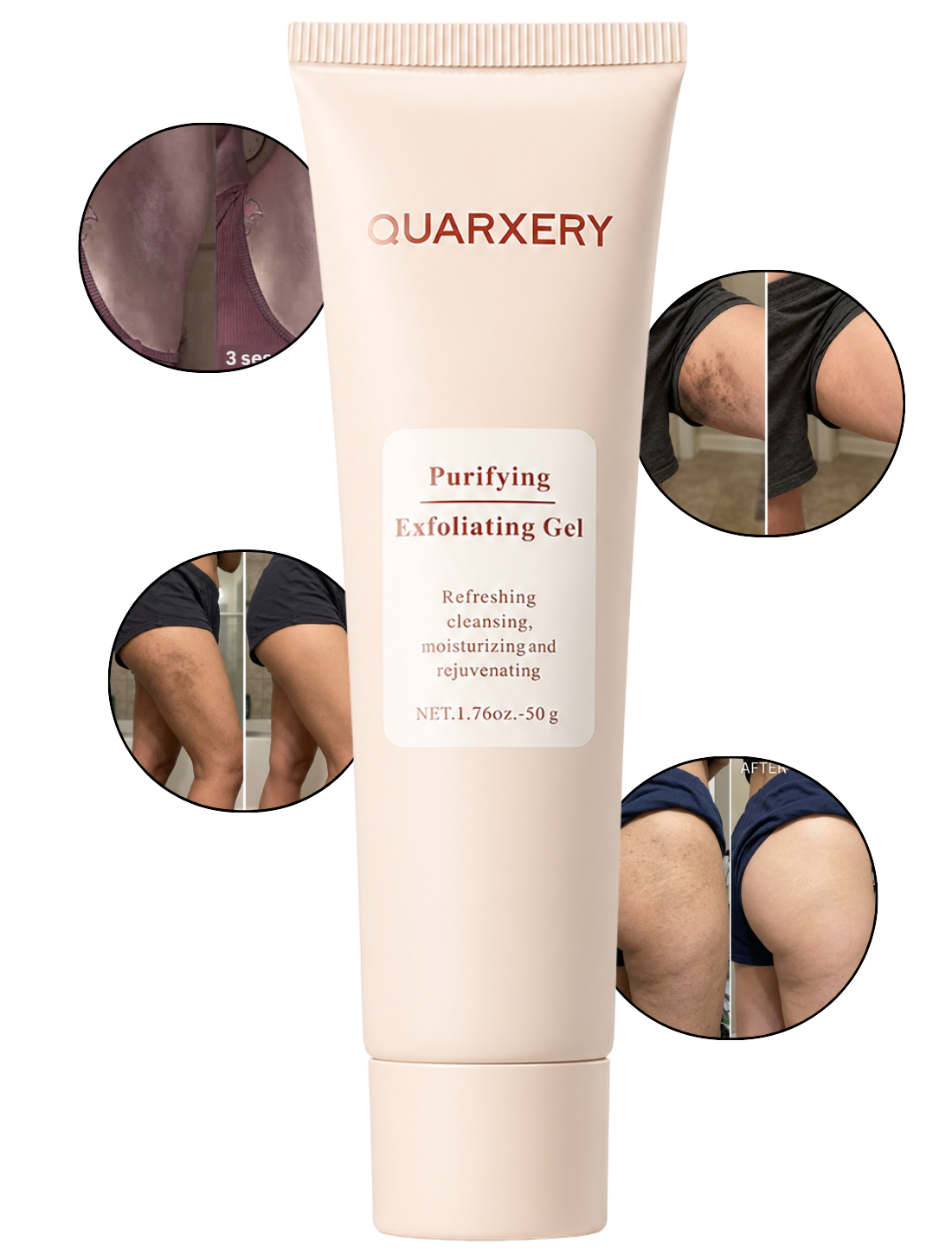 Gel Esfoliante Purificante Quarxery 50g
